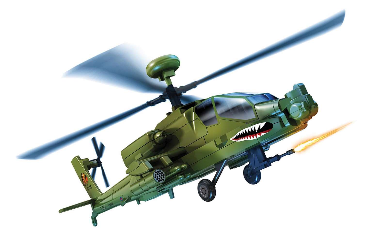 Airfix quick build apache sales